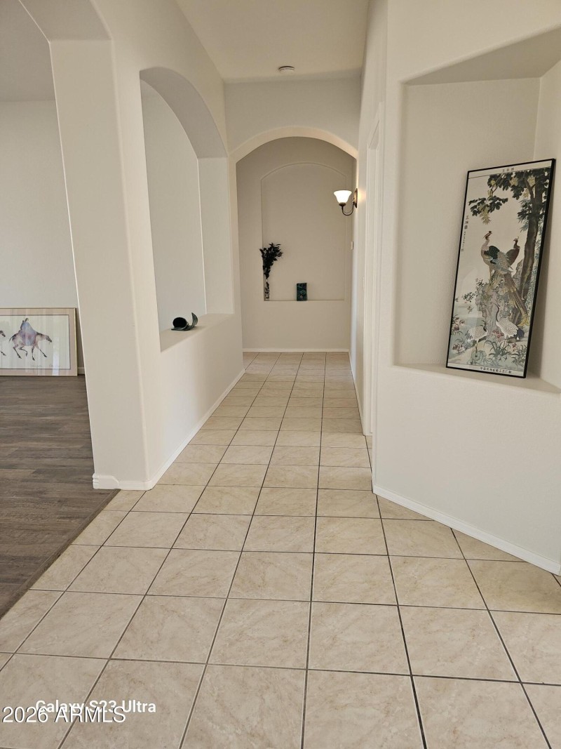 hall way to the suite