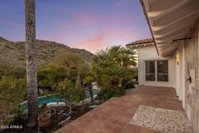 Patio with Outdoor Shower