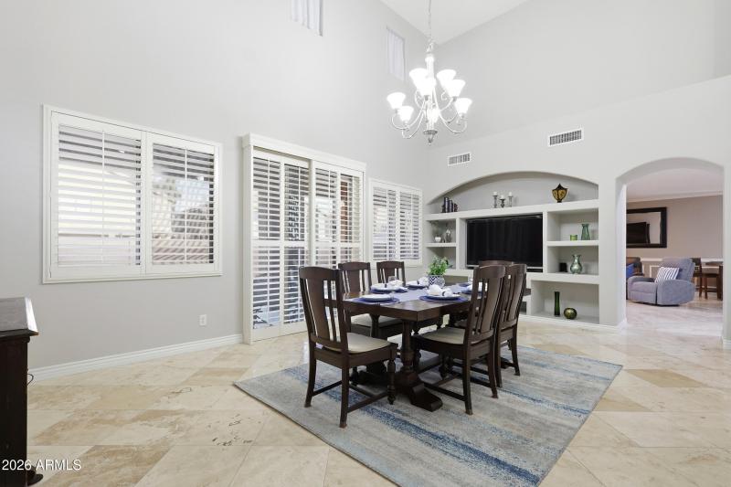 slider exits to covered patio