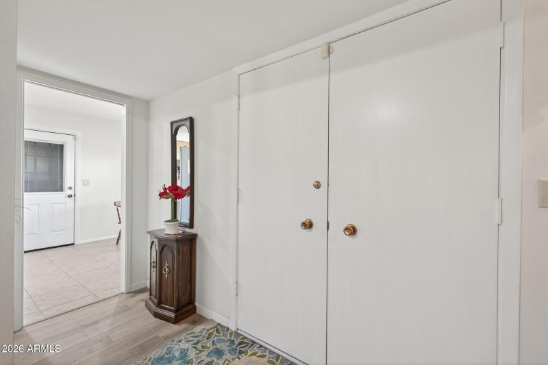 Foyer - double doors closed