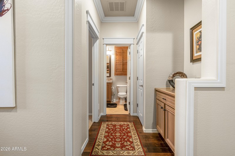 GUEST BATH HALLWAY