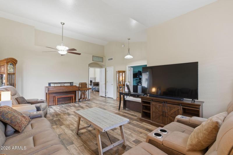 High ceilings & generous space