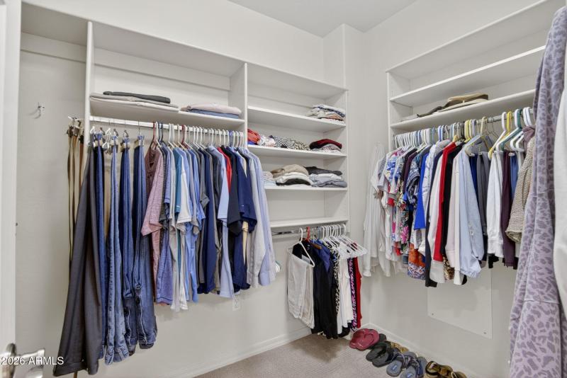 Primary bedroom closet