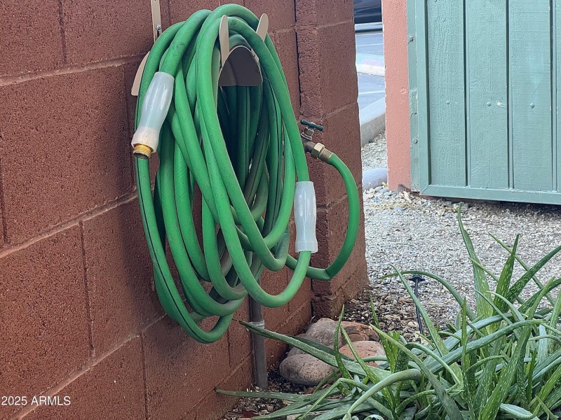 Patio water hose