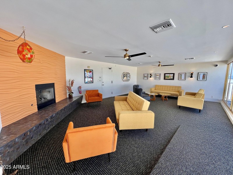 Lounge inside roof top