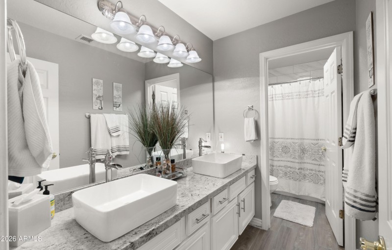 Interior Upstairs Full Bathroom