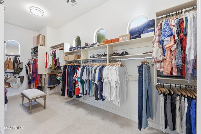 Large walk-in closet