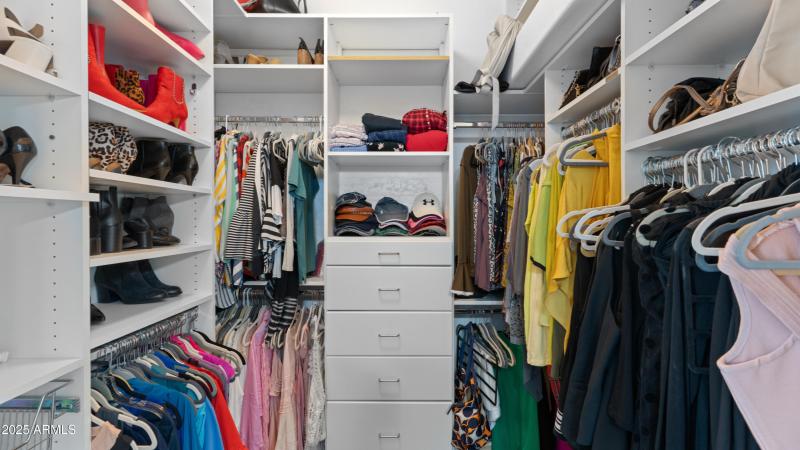 PRIMARY WALK IN CLOSET