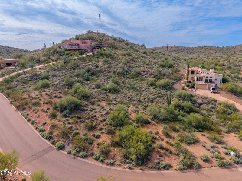 Nestled between 2 beautiful homes.