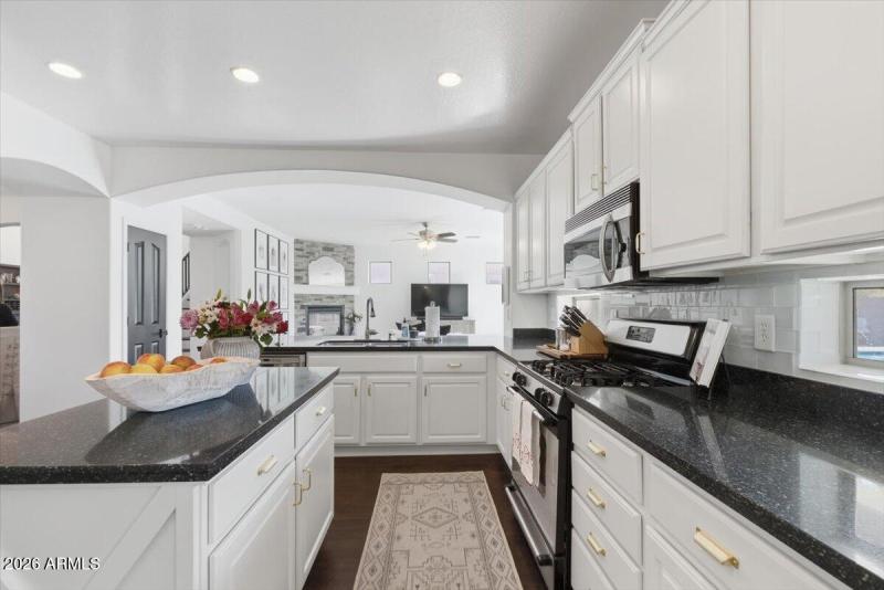 Open plan into living space