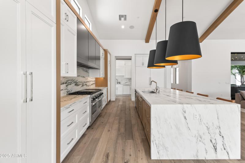 Chef's Kitchen with Butlers Pantry