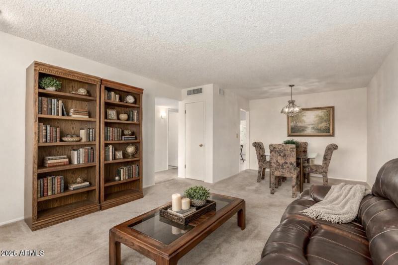 Inviting living and dining space