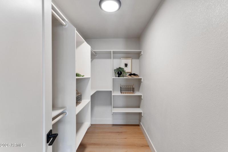 Large walk-in closet
