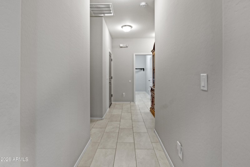 Hall to Laundry and Garage