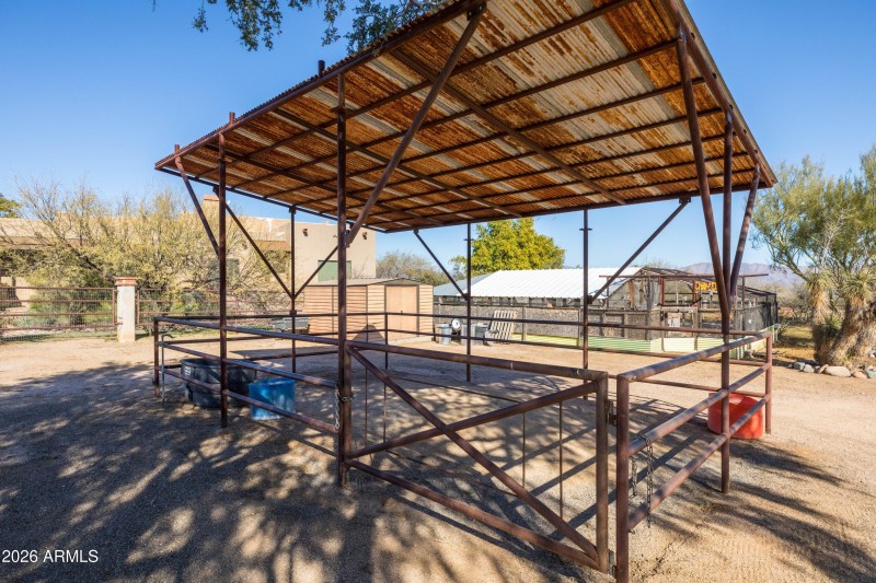 Shaded Horse Stall