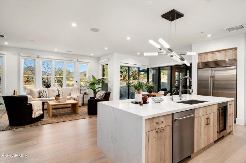 Kitchen view to Great Room