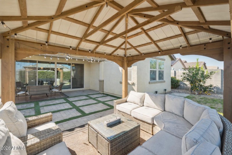 back patio and pergola without traeger