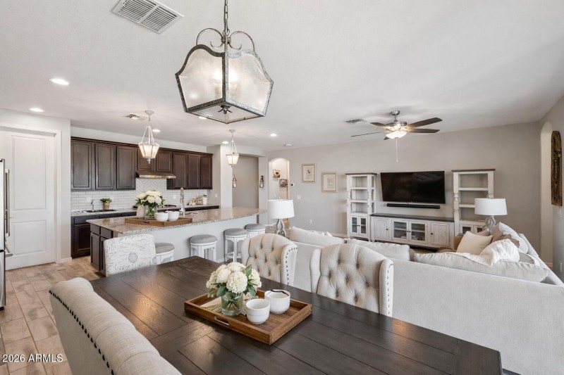 kitchen 2 with staging