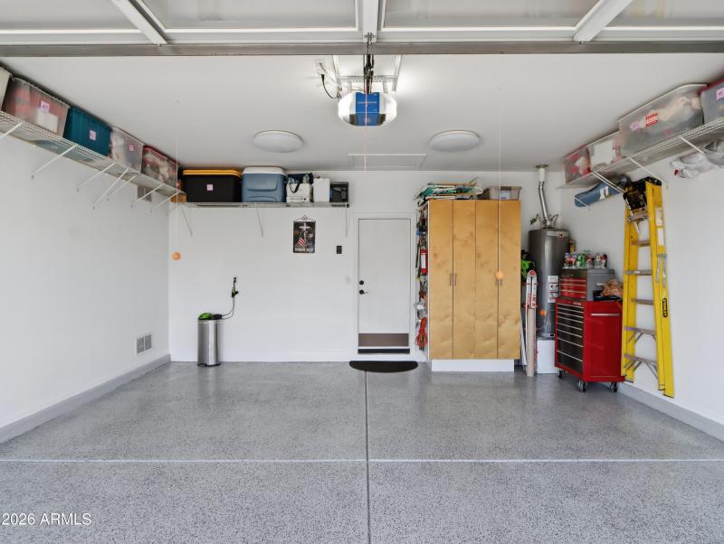 Garage with Epoxy Floors