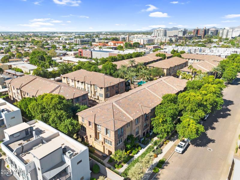 Community Aerial with Pool