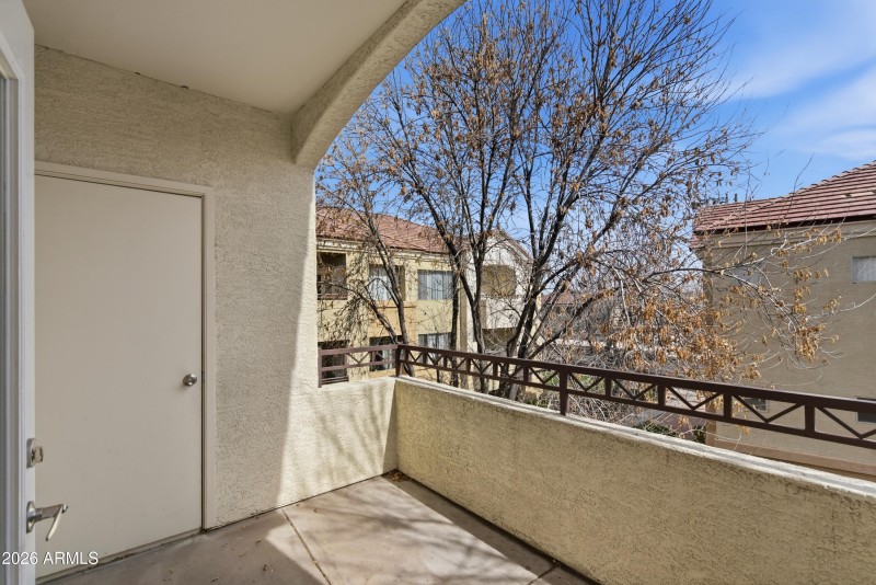 Balcony with Storage