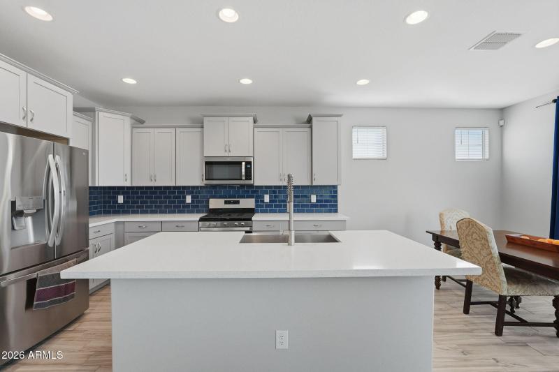 Modern stainless appliances