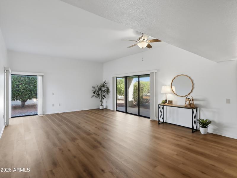 OPEN LIVING & DINING AREA