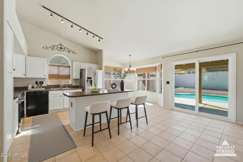 Kitchen (virtually staged)