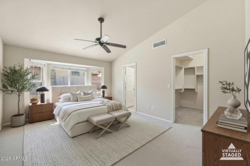 Primary Bedroom (virtually staged)