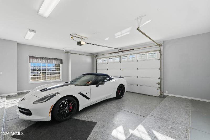 Attached 2 car garage