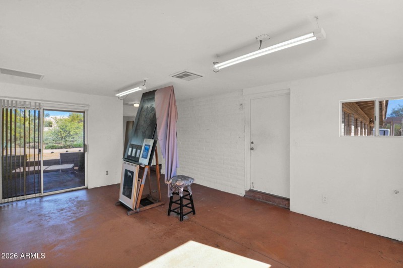 Attached Studio or Office, Patio