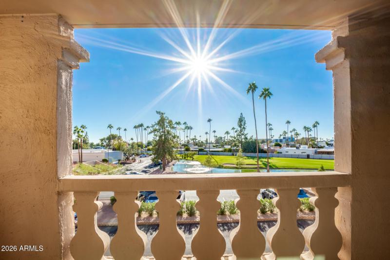 SUPER OPEN VIEWS FROM CONDO BALCONY