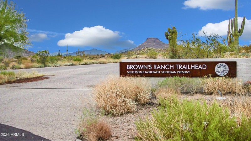 Pima Dynamite Trail.Brown Ranch Trailhea