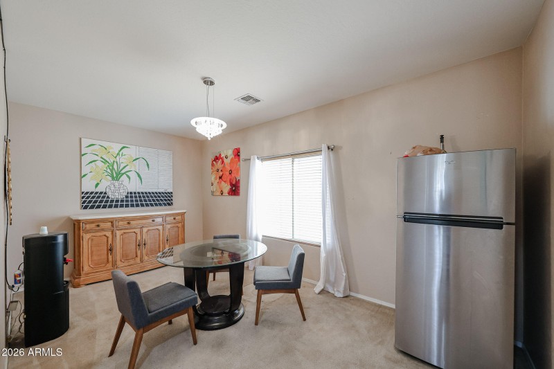 Downstairs Area that's perfect for an At