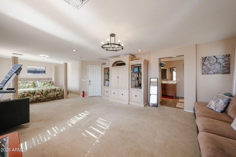 Primary Suite with the Designer Hutch