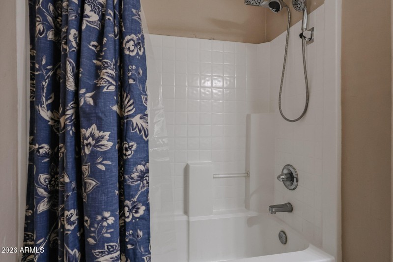 Tub Shower Combo Upstairs