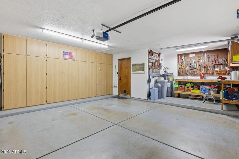 large 2.5 car garage