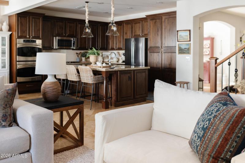 Great Room Open to Kitchen