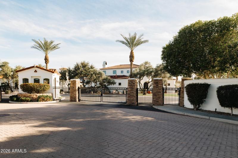Front Gate - Villas at Ocotillo