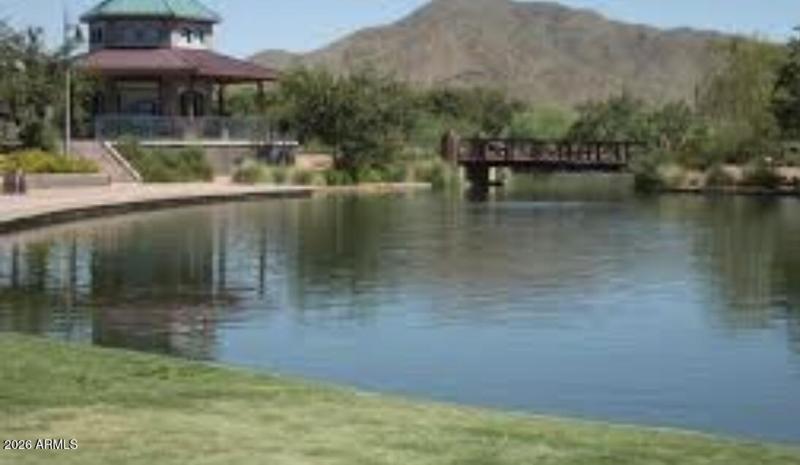 Lake for fishing at park