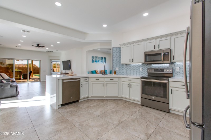 Kitchen Waterfall Countertop