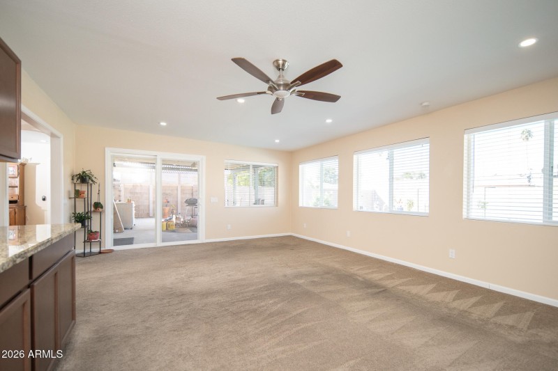 Family Room to Covered Patio