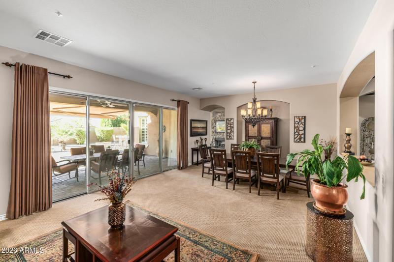 Double Doors to Patio