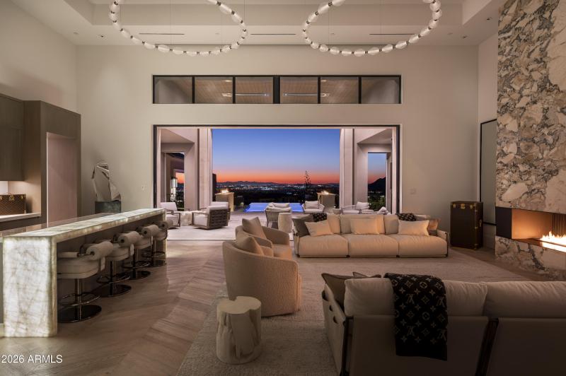 Serene Sunset Views from Great Room