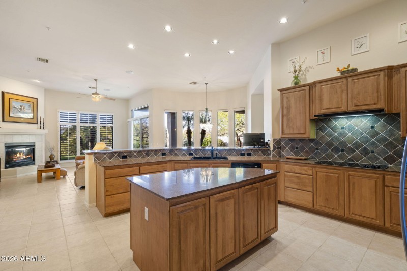 Spacious kitchen
