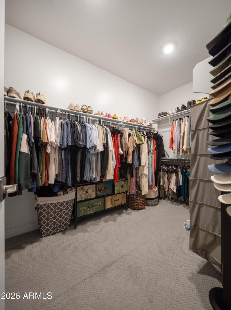 Huge Primary Closet