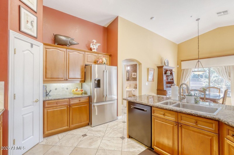 Ample cabinet storage