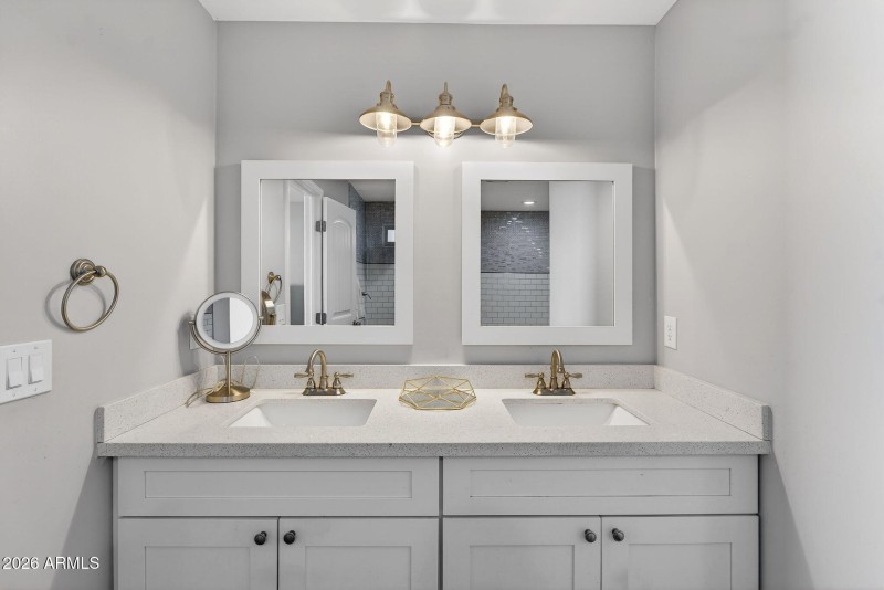 Primary Bath with dual vanities