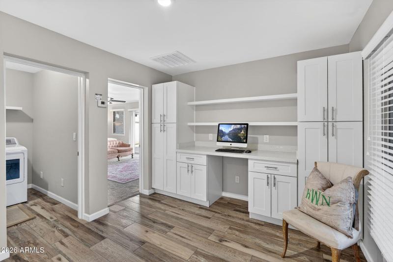 Built in Office Area