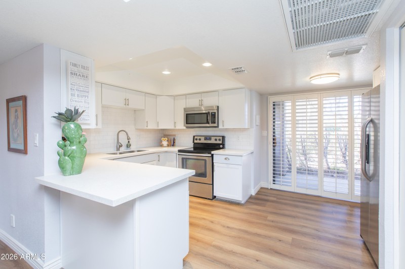 Updated Kitchen with New Flooring